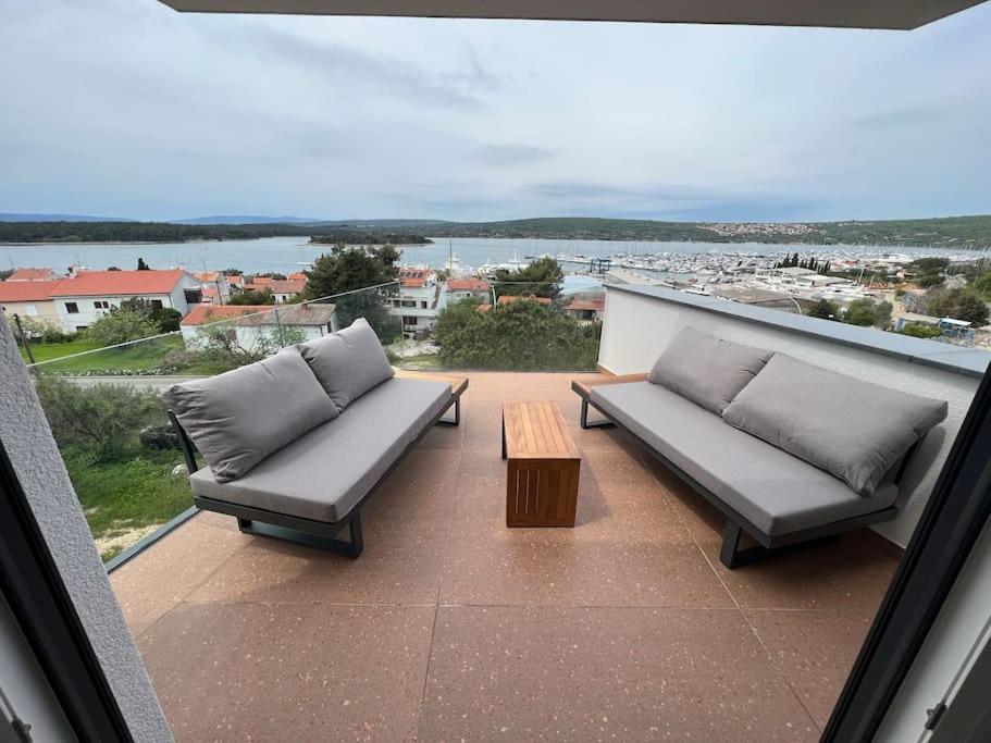 Panorama Penthouse Punat Buitenkant foto